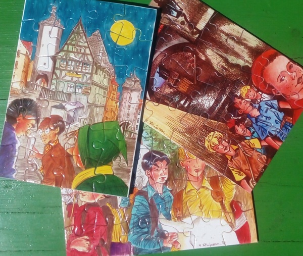 Puzzle Rychl� ��py a Bratrstvo ko�i�� pracky. Autor: Ji�� Fi
