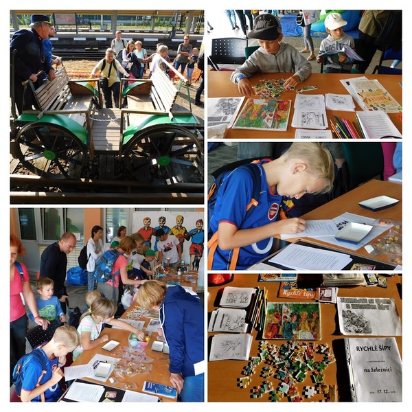 S Rychlými šípy a Černou Káčou na pražském Dni železnice S Rychlými šípy a Černou Káčou na pražském Dni železnice
