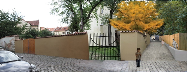 Tajn� zahradu uct�va�� Ginkga - pra�sk� projekt Richarda Bur